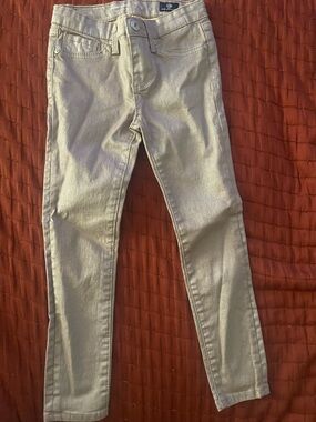 Ag Adriano Goldschmied Metallic Taupe Kids' Jeans size 5